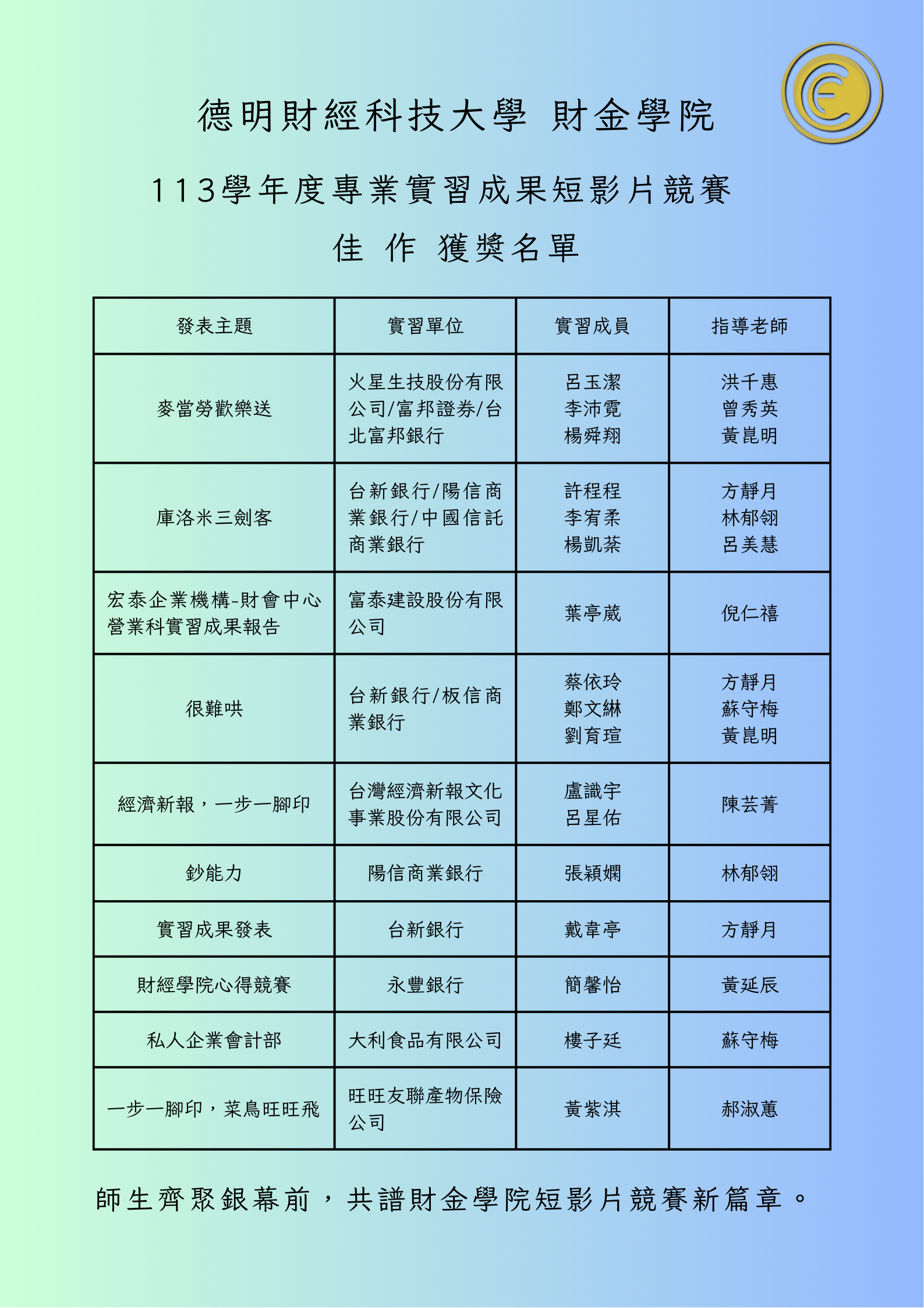 佳作